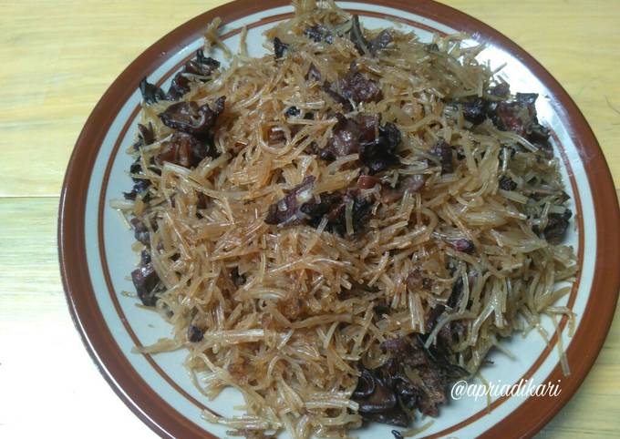 Resep Bihun jamur kuping yang Sempurna