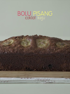 Foto resep No mixer bolu pisang coklat keju empuk dan lembut