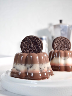 Foto resep Puding Susu Oreo
