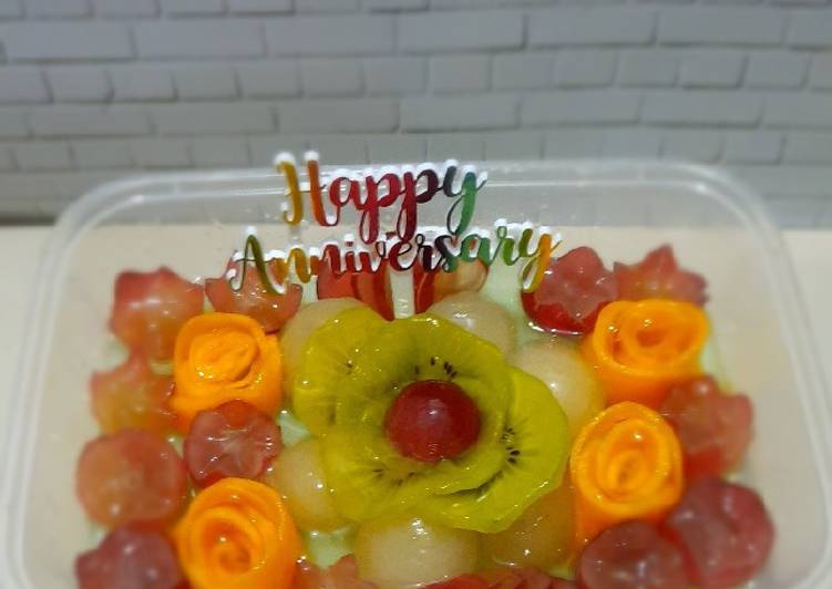 Pudding Buah Anniversary