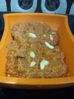 A picture of Gajar ka halwa.