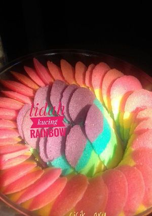 Foto resep Lidah kucing rainbow