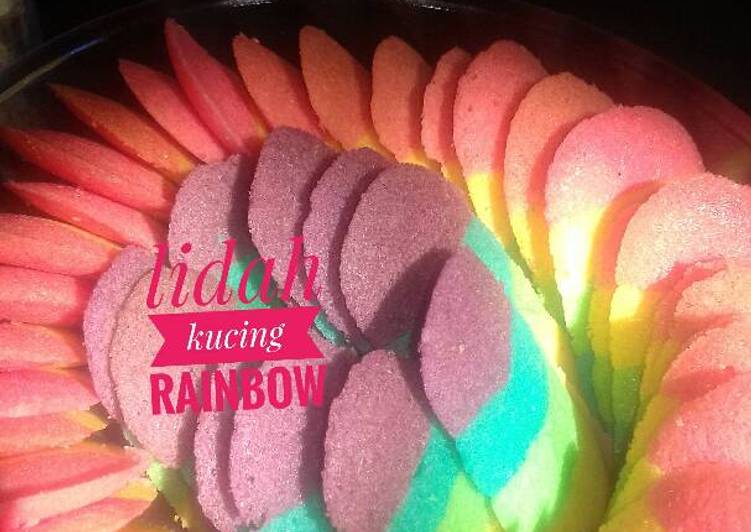 Resep: saat makan malamLidah kucing rainbow 