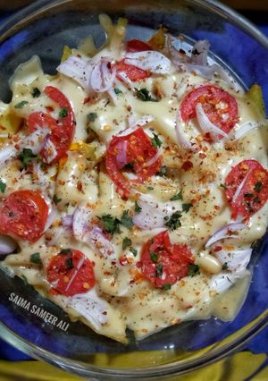 A picture of 5 min Pizza fries.