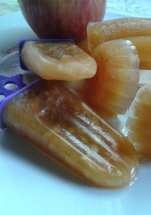 Una foto de Helado de manzana refrescante