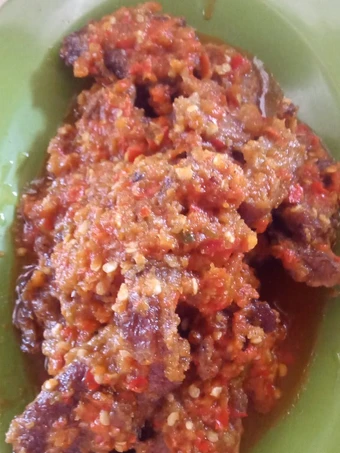 Cara Mudah Menyiapkan Resep Daging dendeng balado yang Uenak Anti Ribet, Bikin Ngiler