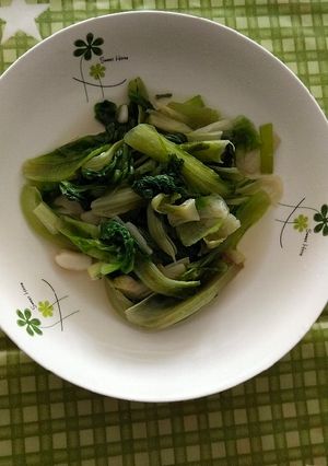 蒜炒大陸妹 的食譜成品照片