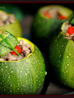 Una foto de Calabacines luna rellenos