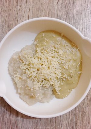 Foto resep MPASI Bayi 8 bulan“Creamy Chicken Porridge”