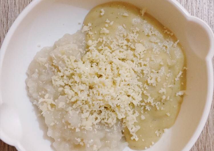 9 Resep: MPASI Bayi 8 bulan “Creamy Chicken Porridge” Anti Ribet!