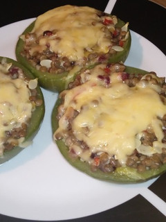 Una foto de Zapallitos rellenos con lentejas