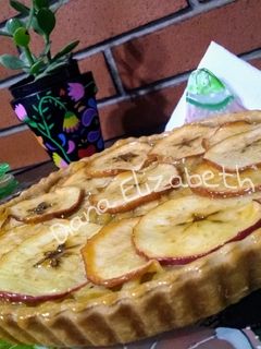 Una foto de Tarta de manzanas🍎 con masa de Coca-Cola. 👩🏼🍳📣😘