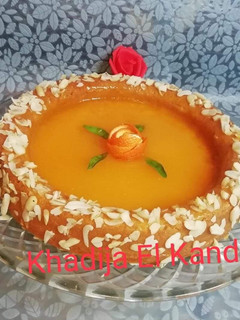 صورة لوصفة كيكة المول العجيب بكريمة الليمون🍊🍊 بمذاق بنين