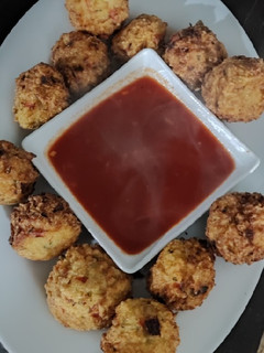 Una foto de Croquetas de arroz con harina