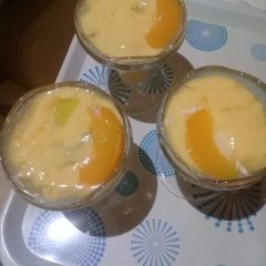 A picture of Sunday dessert.