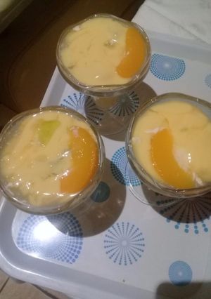 A picture of Sunday dessert.