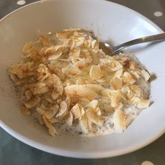 A picture of Toasted Coconut and Honey Chia Pudding.