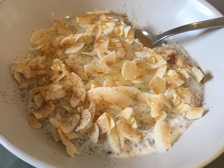Easy Steps to Make Toasted Coconut and Honey Chia Pudding the So Delicious Makes you drool