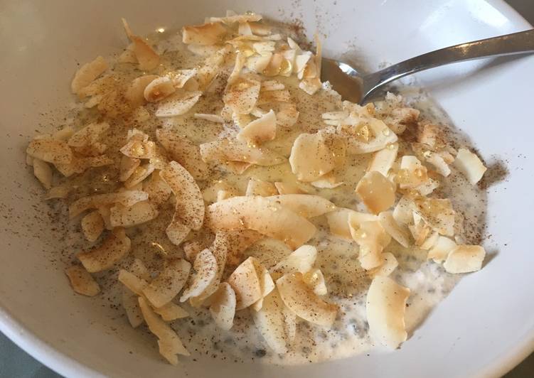 How to Prepare Perfect Toasted Coconut and Honey Chia Pudding