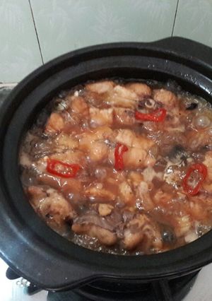 Hình của món Cá tra kho.