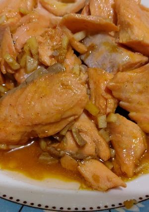 Foto resep Salmon orange ginger