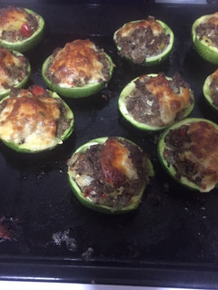 Una foto de Zapallitos de carne y panceta