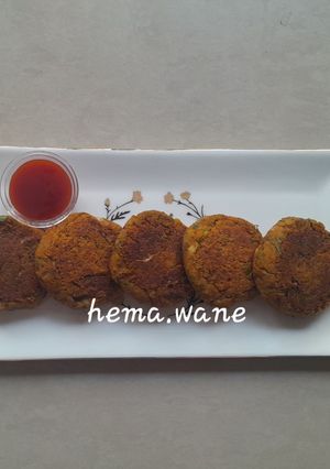 A picture of Rajma cutlet (Kidney beans).