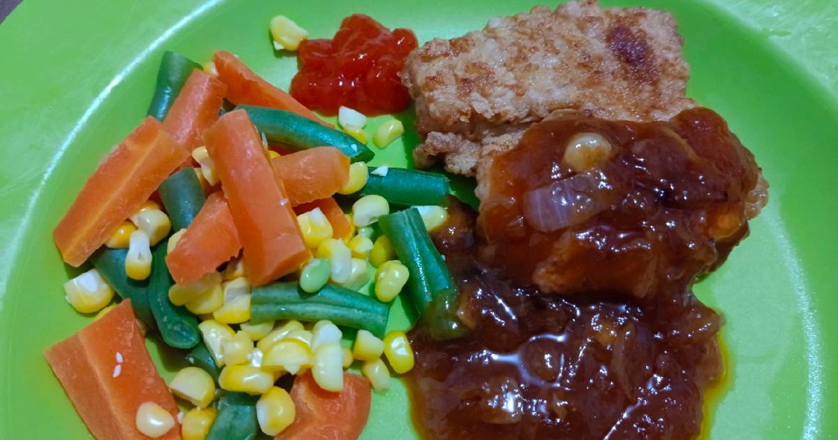 Resep Steak ayam, chicken steak oleh Diazfilo