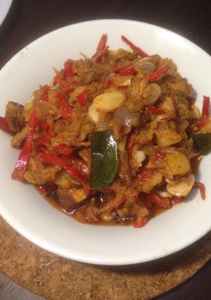 Foto resep Sambel goreng tuna (instant)