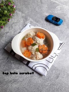 Foto resep Sup bola serabut bisa untuk MPASI 18 month +
