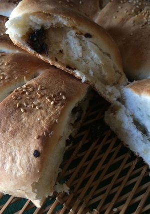 Una foto de Rosca (pan) de tomate y aceituna (fácil)