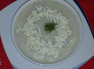 Una foto de Mote de queso