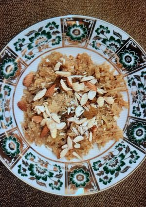 A picture of Lauki ka Halwa#Father's day.