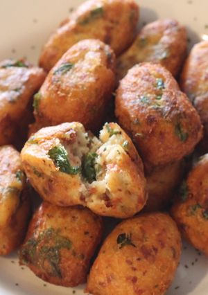Foto resep Perkedel kornet bayam