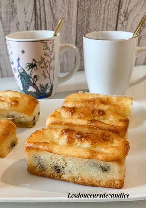 Une photo de Minis cakes au skyr et pépites de chocolat