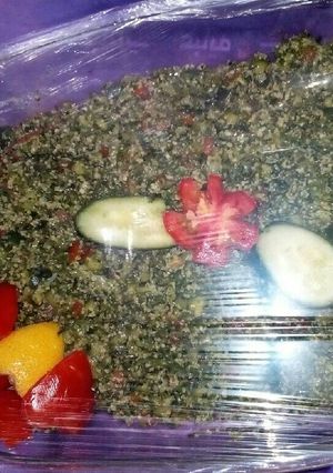 صورة لوصفة تبولة