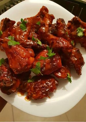 A picture of Marinated chicken#best served for dinner.