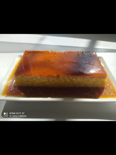 Una foto de Flan de queso crema y nata