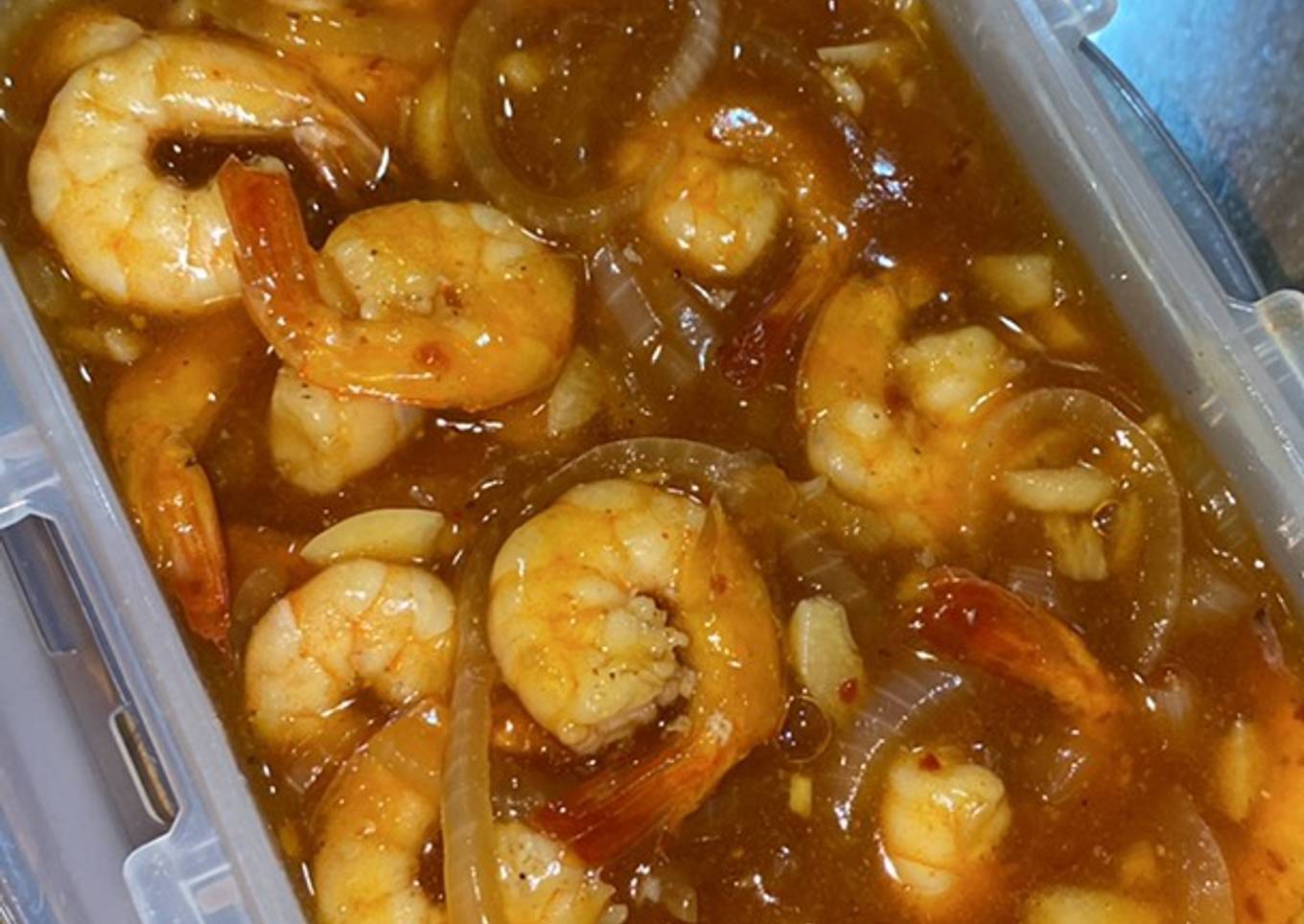Udang Asam Manis Pedas