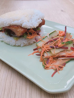 照燒雞肉米漢堡 的食譜成品照片