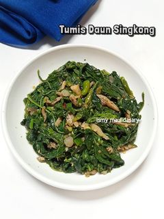 Foto resep Tumis Daun Singkong