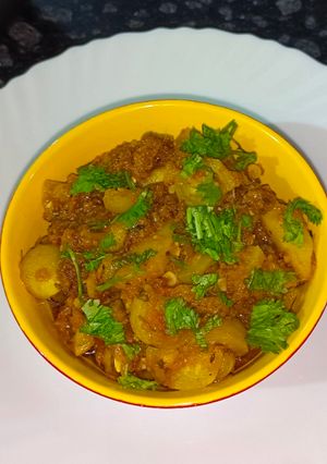 टिंडे की मसालेदार सब्जी रेसिपी मुख्य फोटो