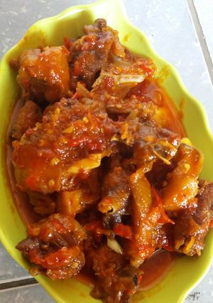 Foto resep Ayam balado / ayam pedas
