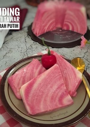 Foto resep Puding Roti Tawar Merah Putih