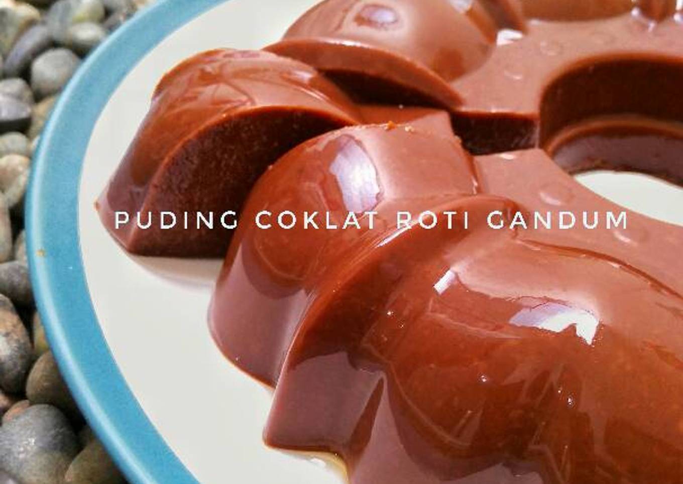 Puding Coklat Roti Gandum