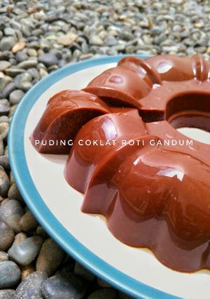 Foto resep Puding Coklat Roti Gandum