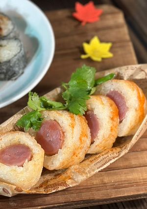越式春捲皮做大腸包小腸 的食譜成品照片