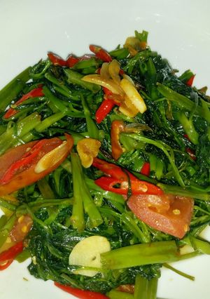 Foto resep Tumis kangkung sederhan
