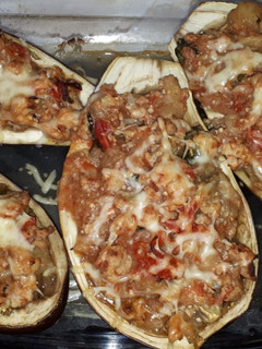 Töltött padlizsán recept fotója