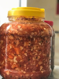 عکسی از دستور ترشی سالاد مشهدی